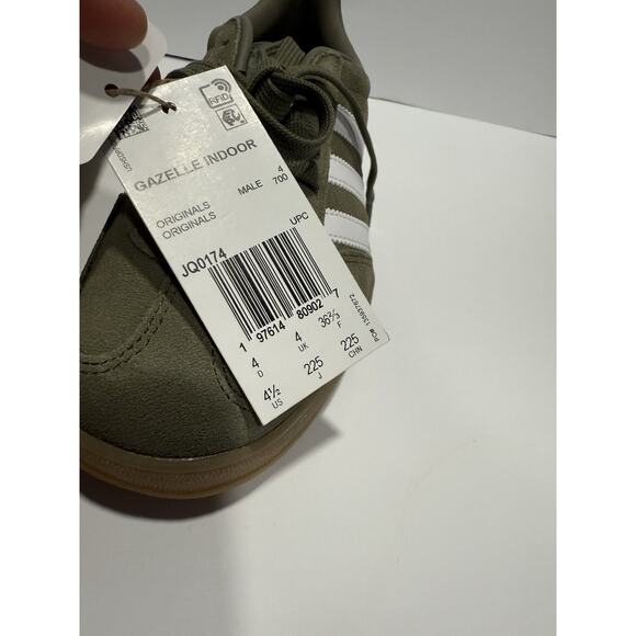 Size 5.5 W - Adidas Gazelle Size 4 Men’s Khaki Green main image 5